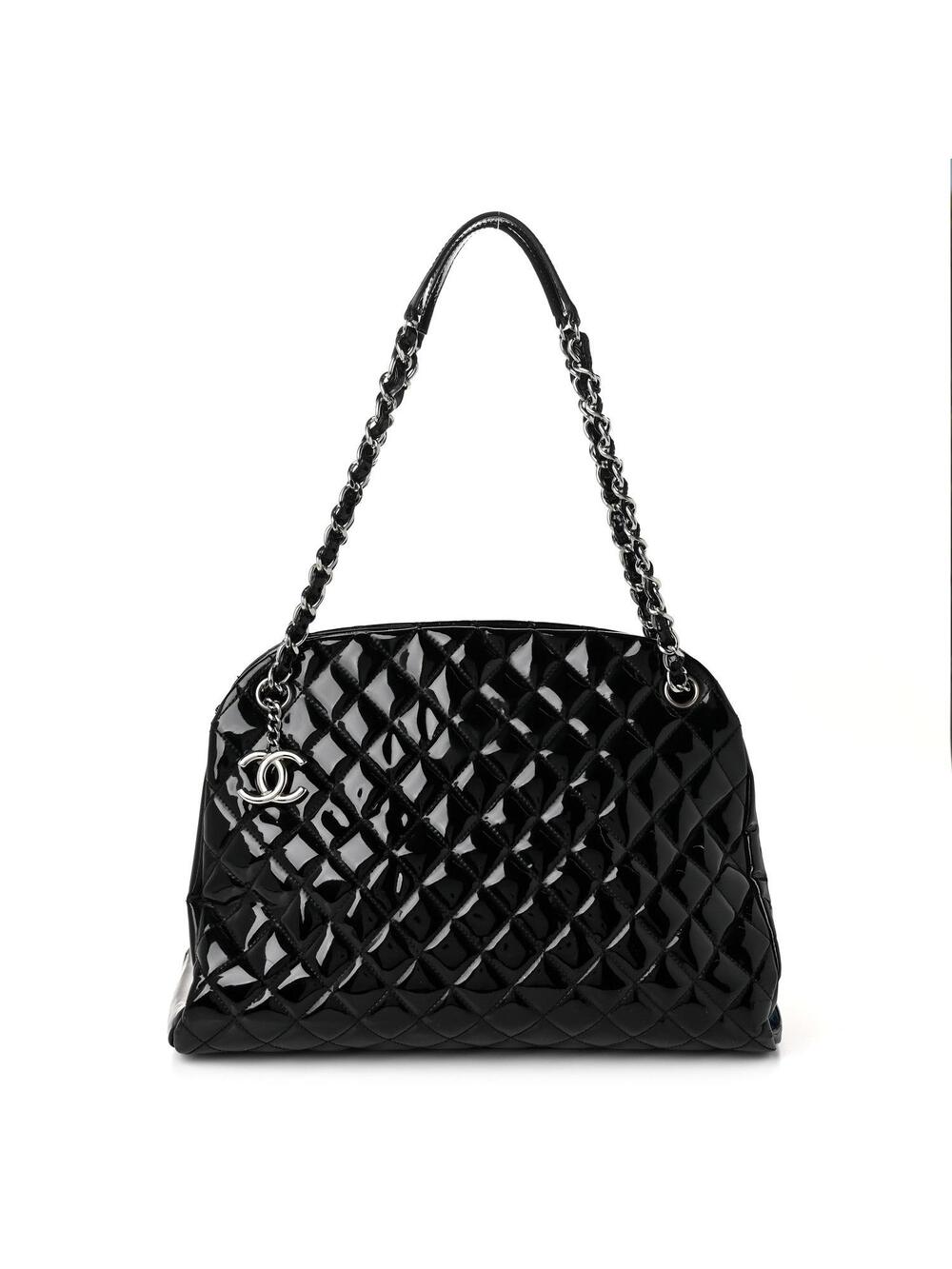 Chanel Patent Quilted Large Just #378563C13B